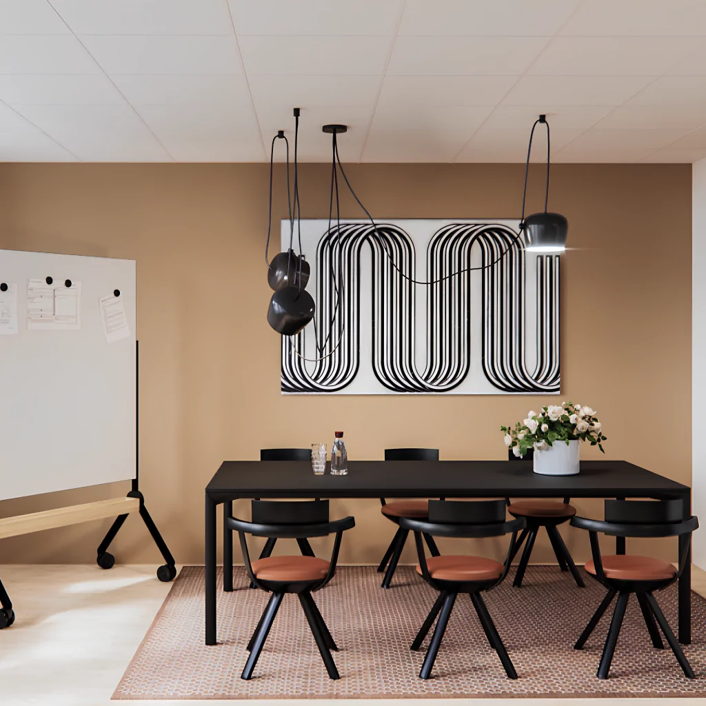 Дизайн кабінету для офісу у скандинавському стилі