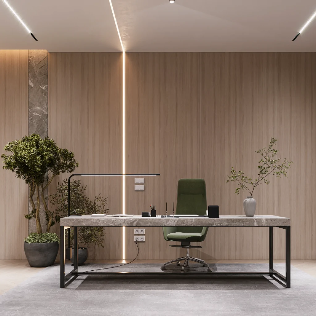 Дизайн-проект інтер'єру офісу у стилі мінімалізм