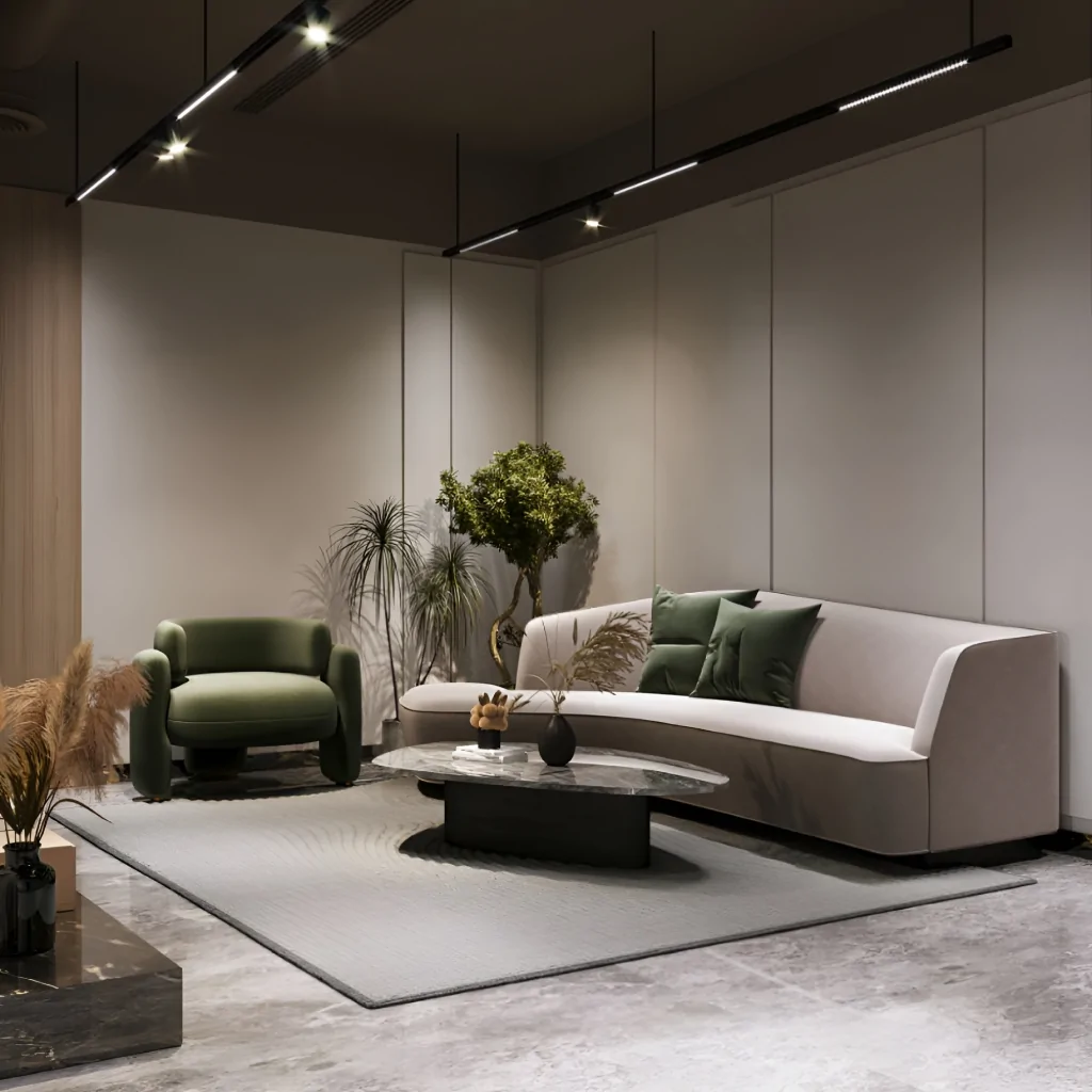 Офісні меблі в стилі мінімалізм