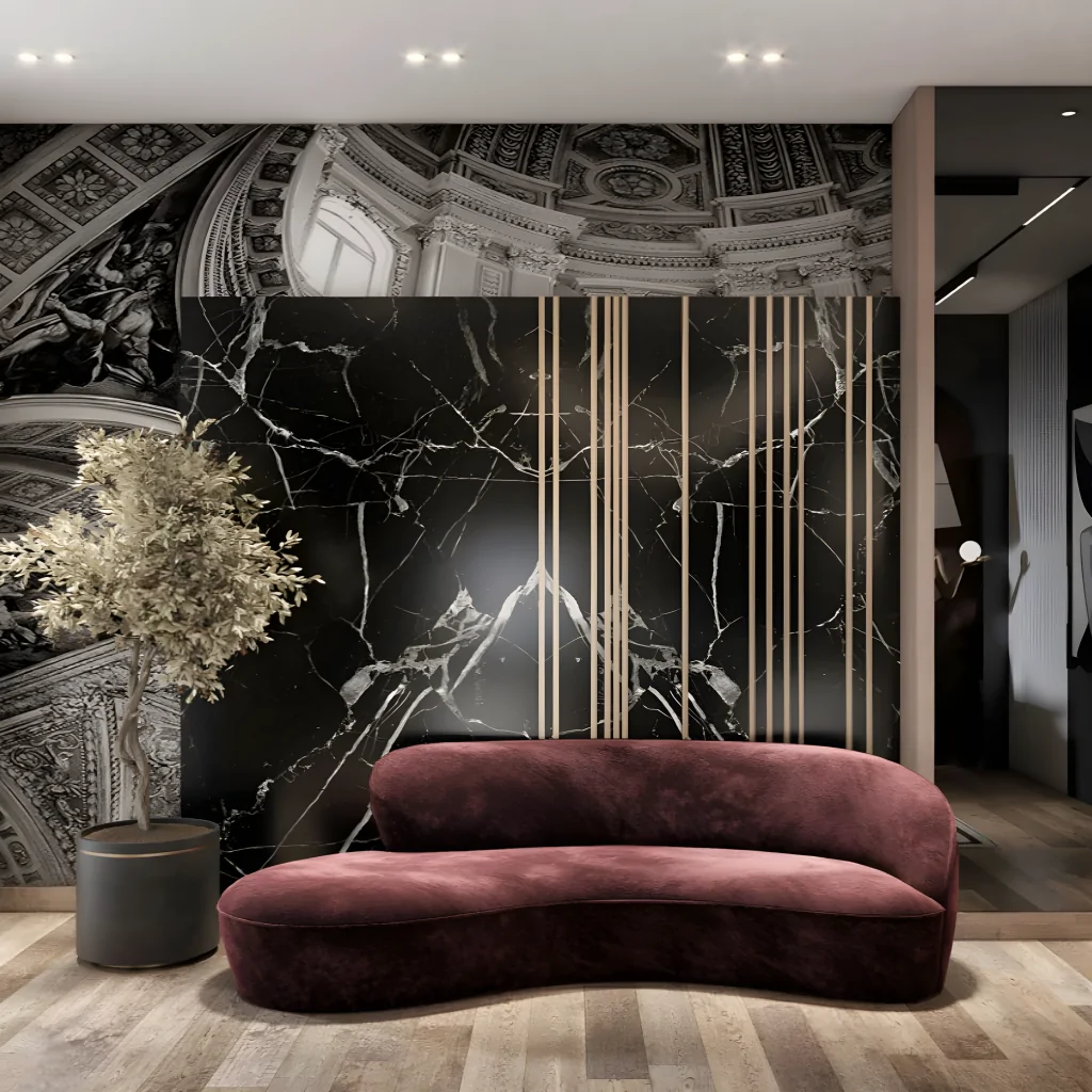 Мебель в интерьере офиса в стиле модерн