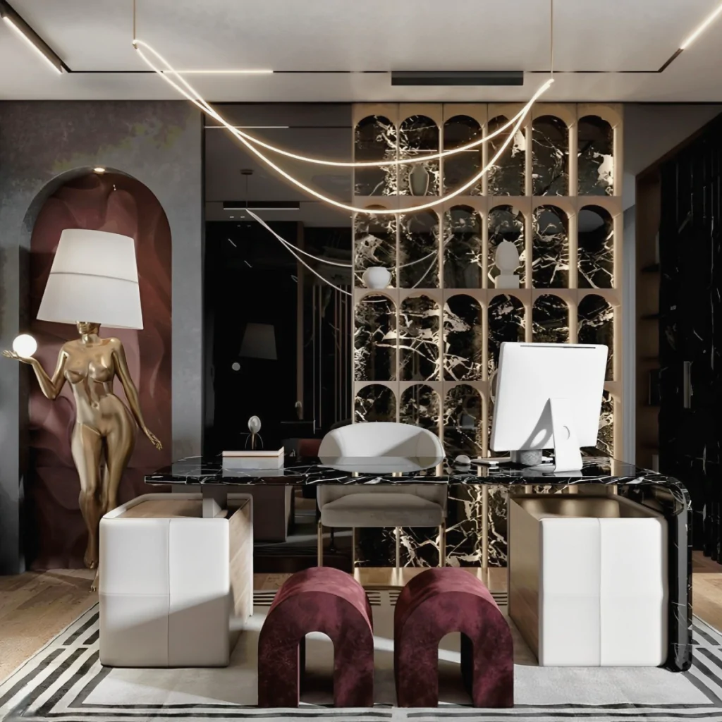 Декор для офиса в стиле модерн