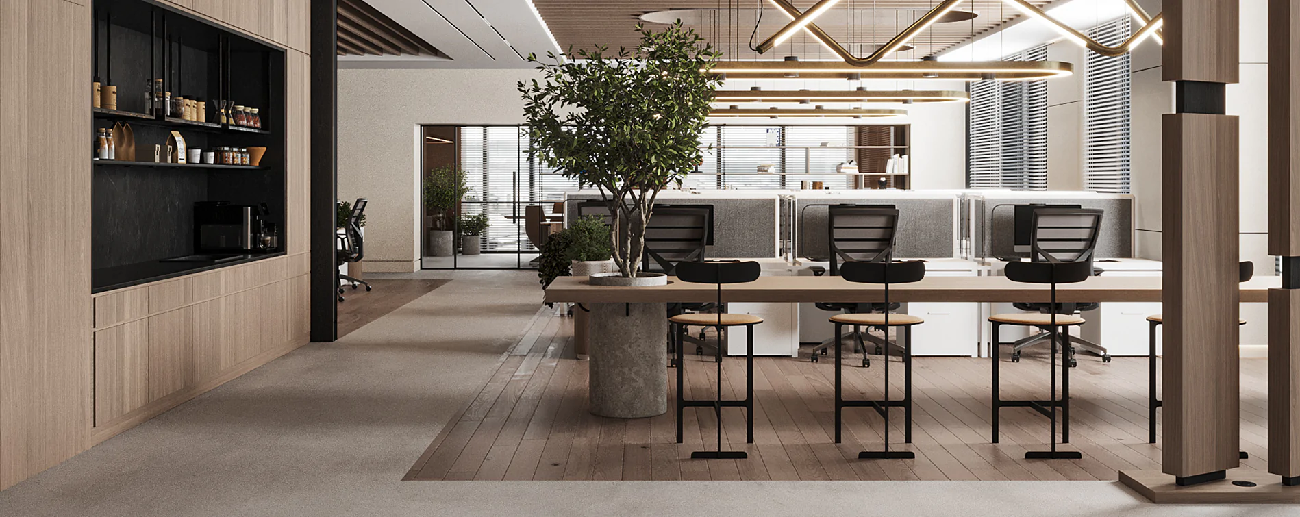 Дизайн офісу формату open space