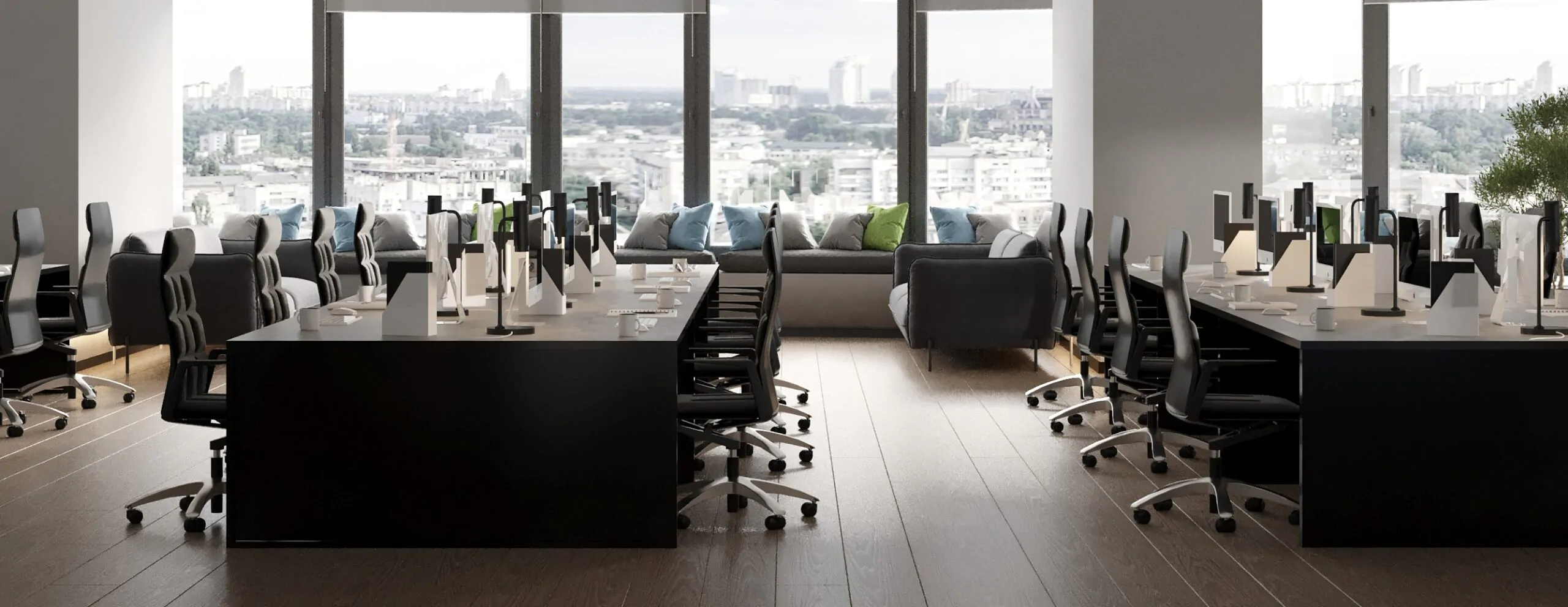 Планировка офиса: виды, идеи, оснащение мебелью