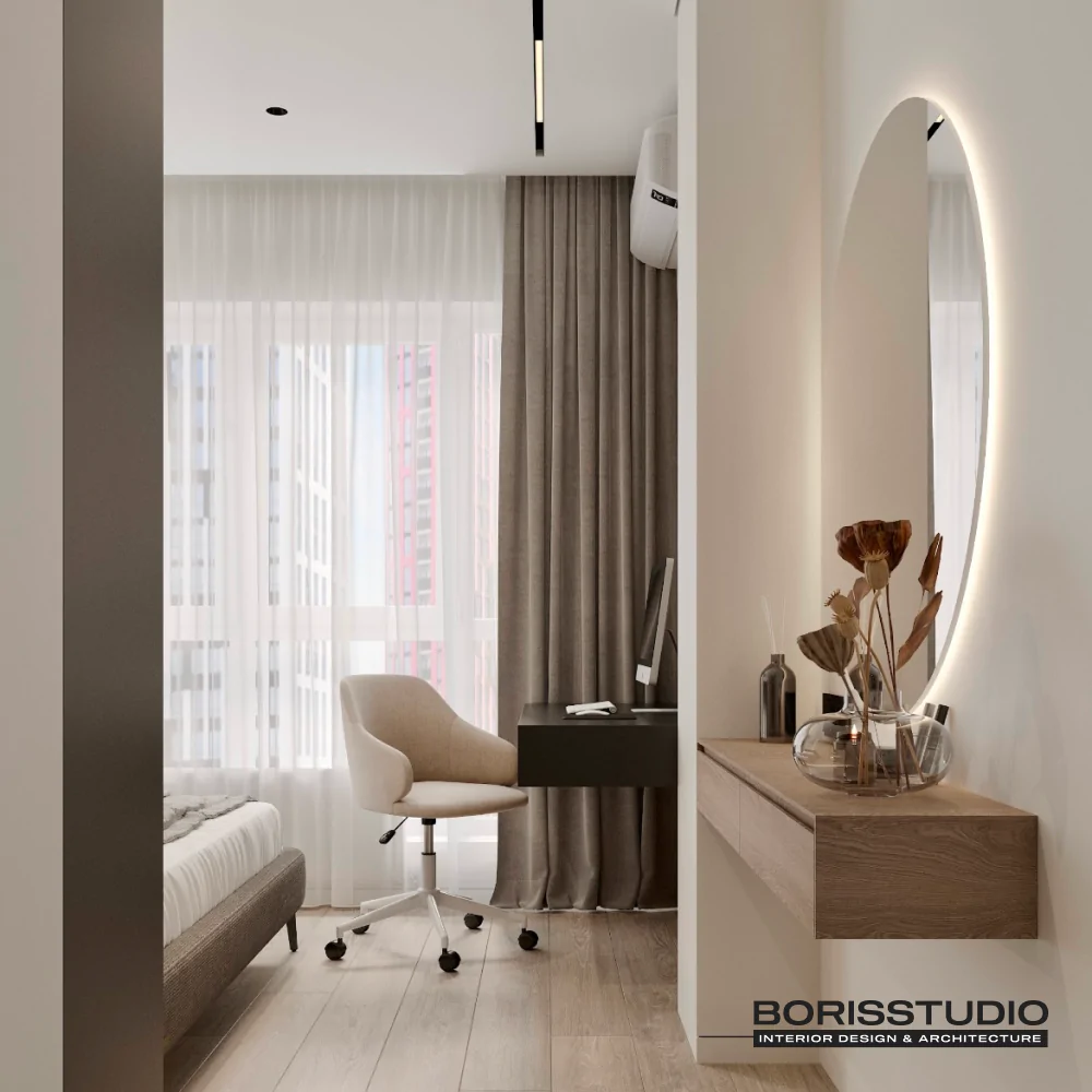 дизайн-проєкт спальні у Яремче