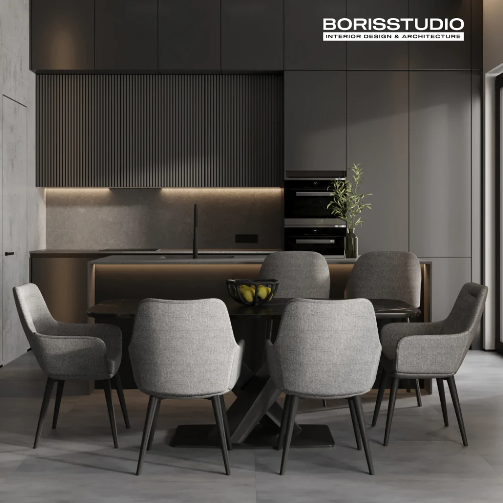 Сучасний дизайн острівної кухні