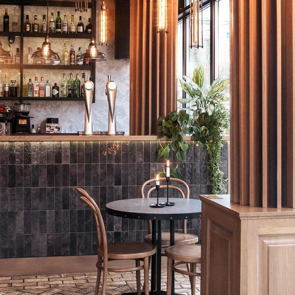 Дизайн інтер'єру кафе в італійському стилі №13