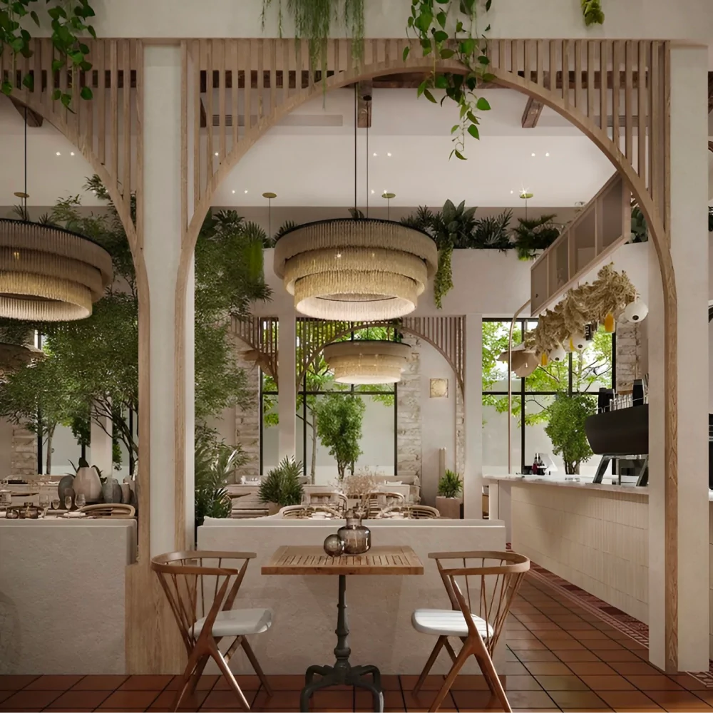 Дизайн інтер'єру кафе в італійському стилі №14