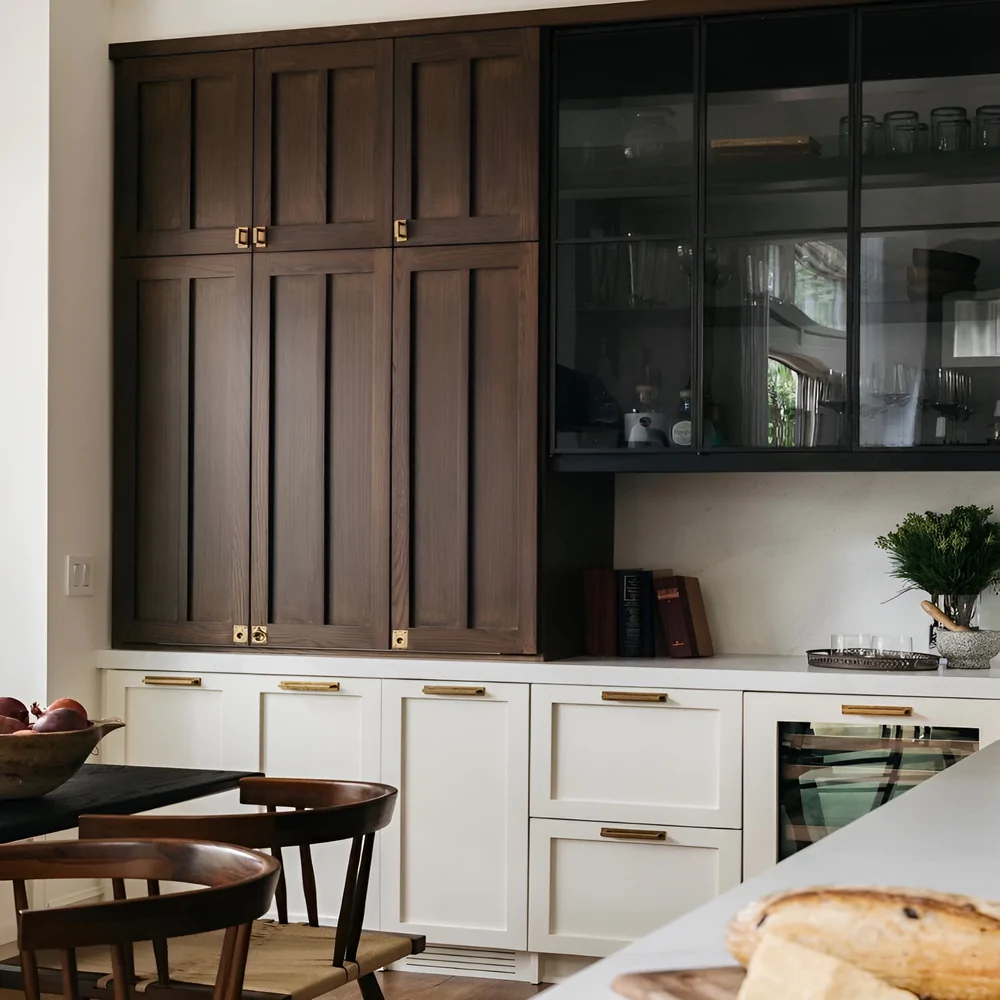 оздоблення кухні в кольорі венге