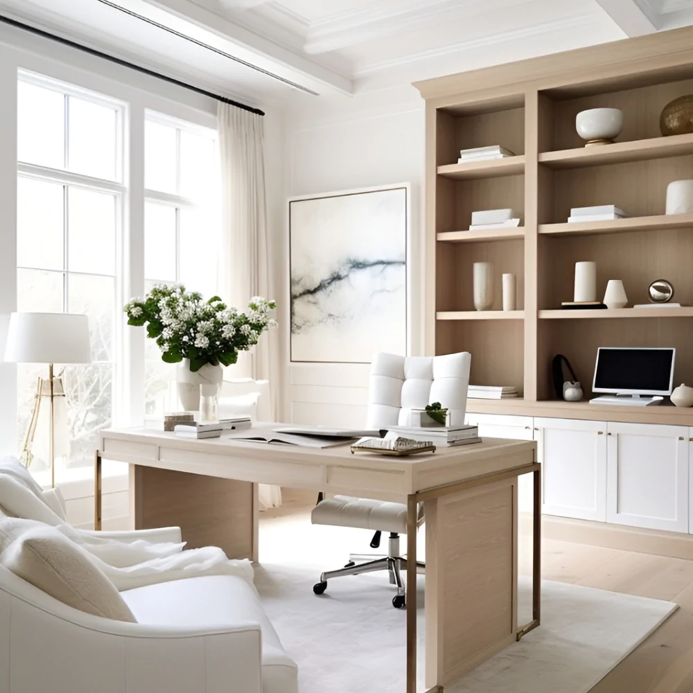 оздоблення стелі та стін офісу в класичному стилі