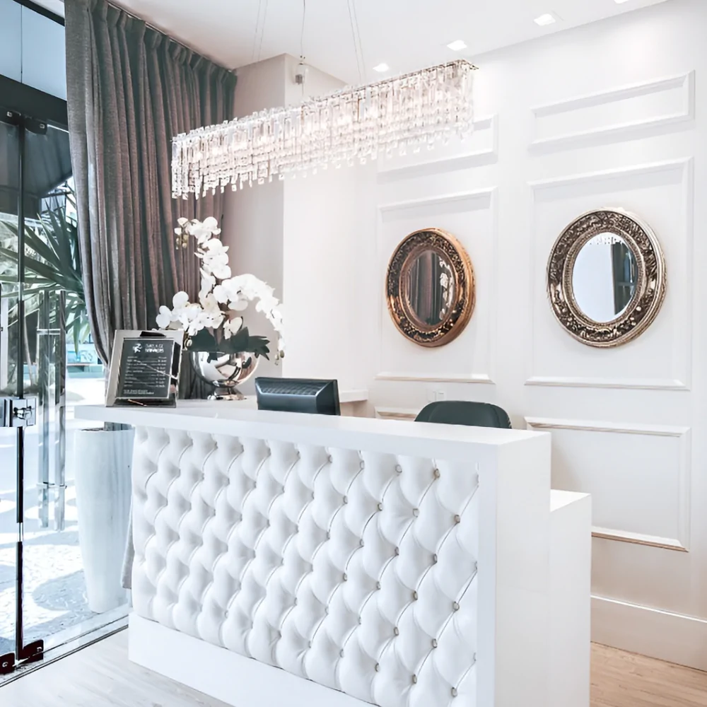 оздоблення салону краси в класичному стилі