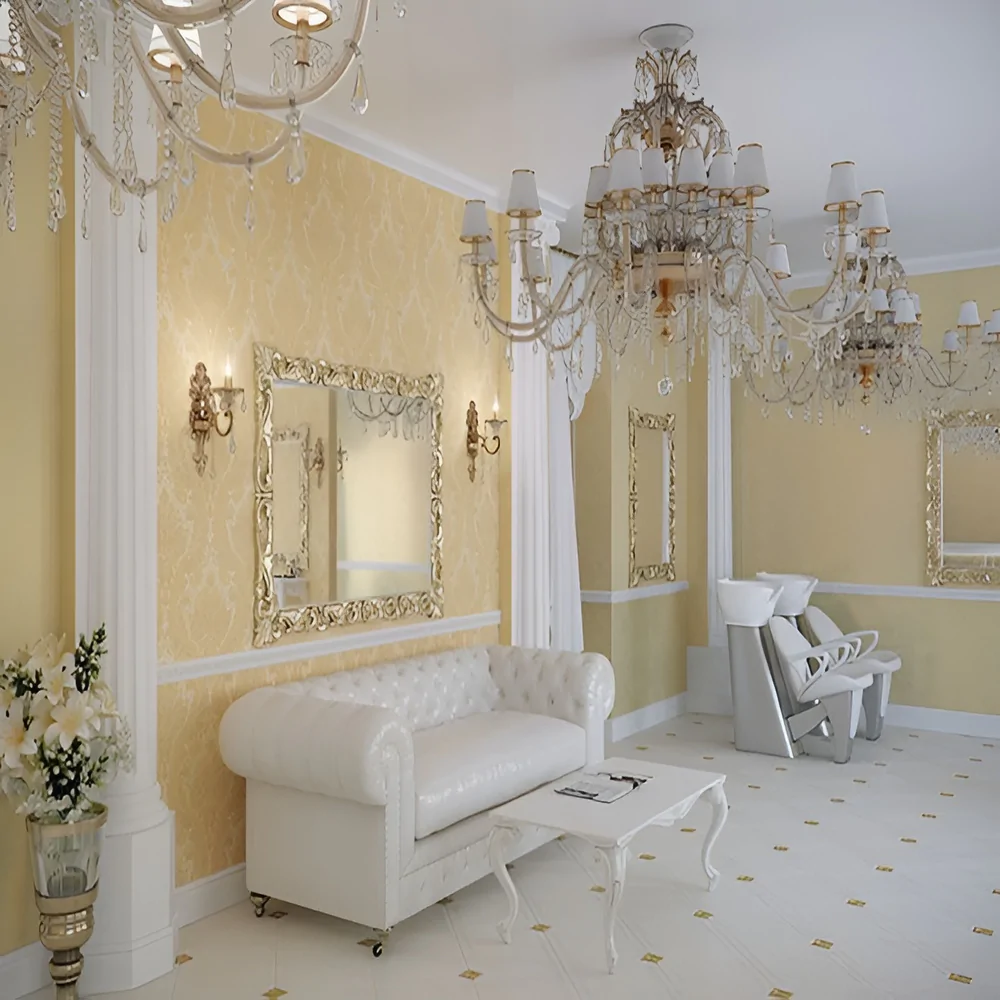 інтер'єр салону краси в класичному стилі