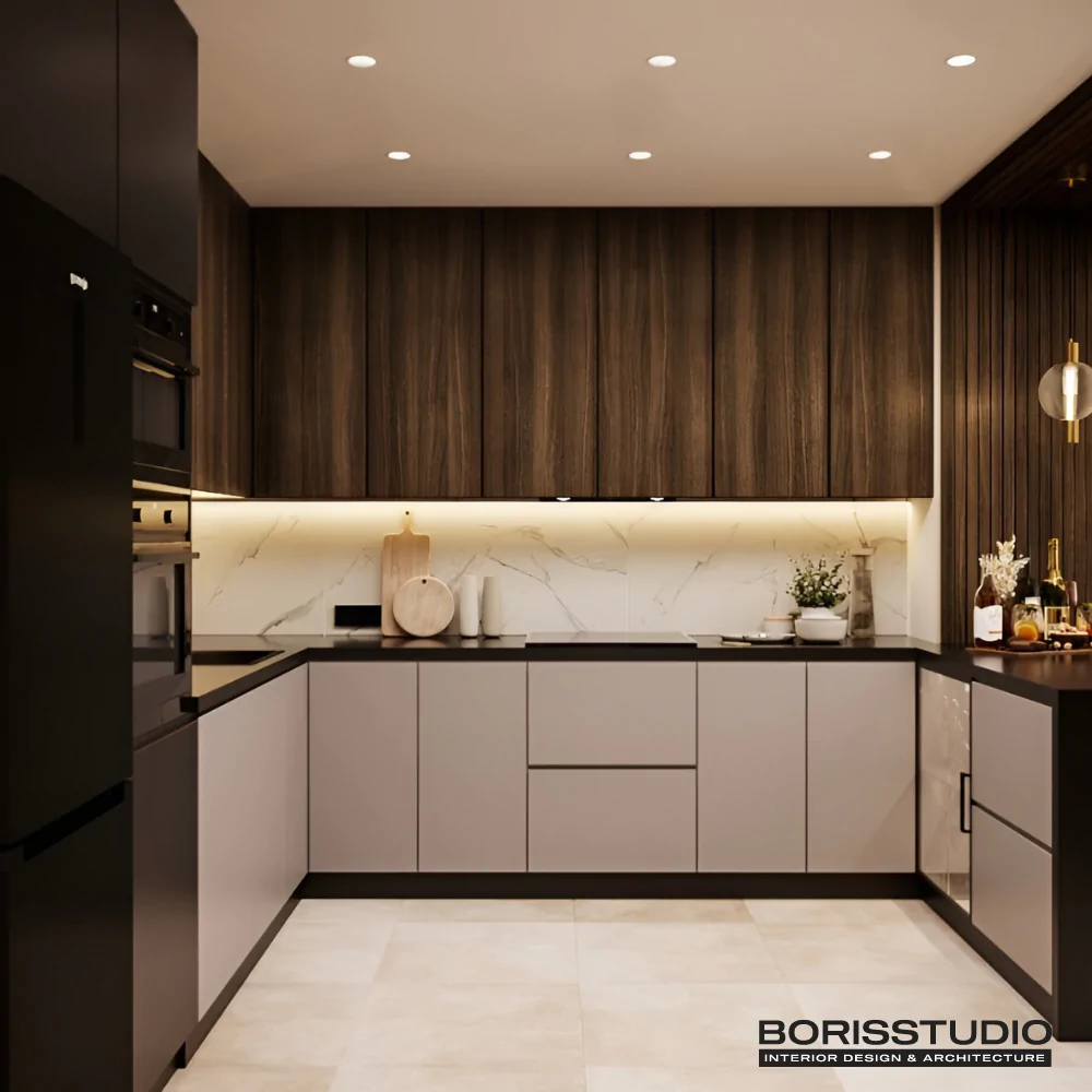 П-подібне планування кухні