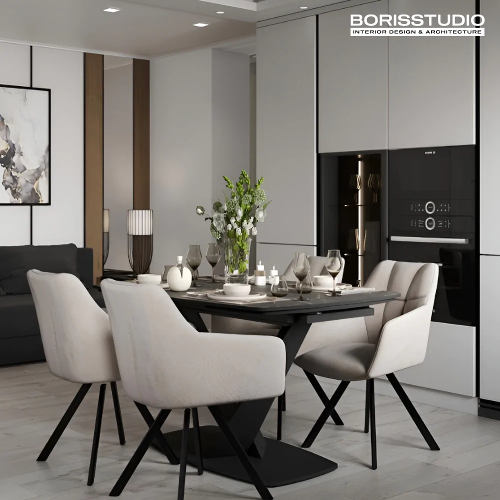 Паралельна кухня в інтер'єрі