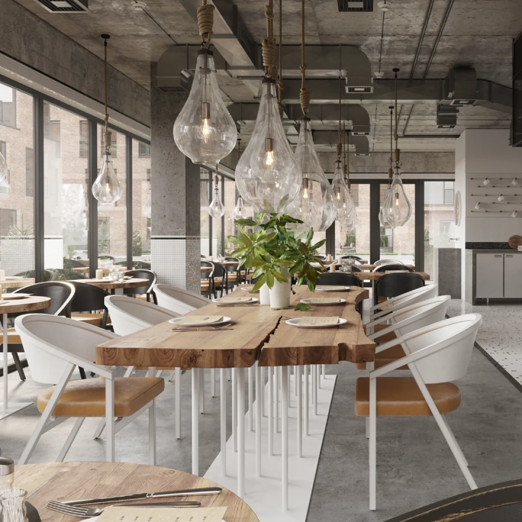 Лофт-дизайн в інтер'єрі піцерії