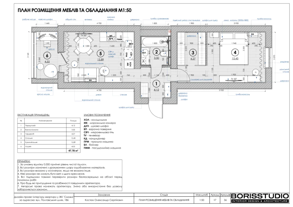 Планування квартири метелик