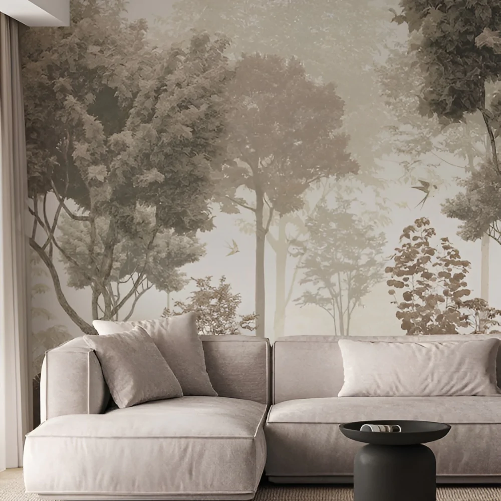 Оздоблення у вигляді шпалер у приватному будинку