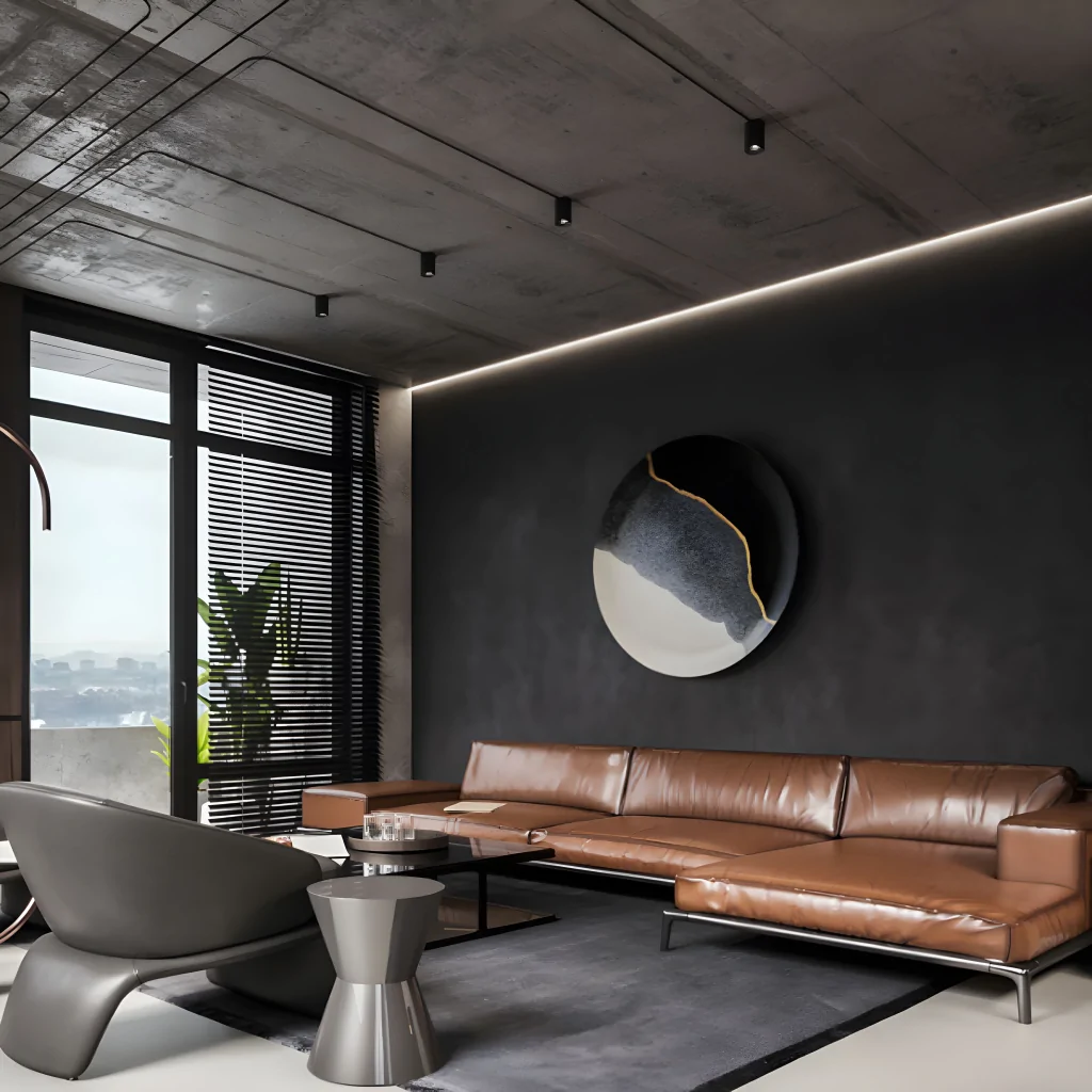 Дизайн потолка в стиле лофт