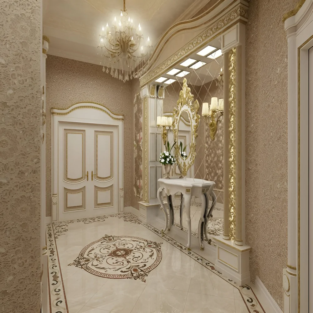 інтер'єр передпокою в стилі бароко