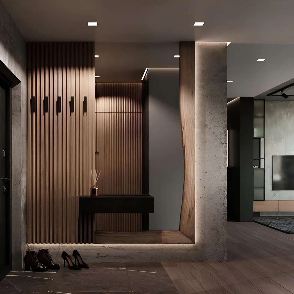 Дизайн-проект передпокою в індустріальному стилі