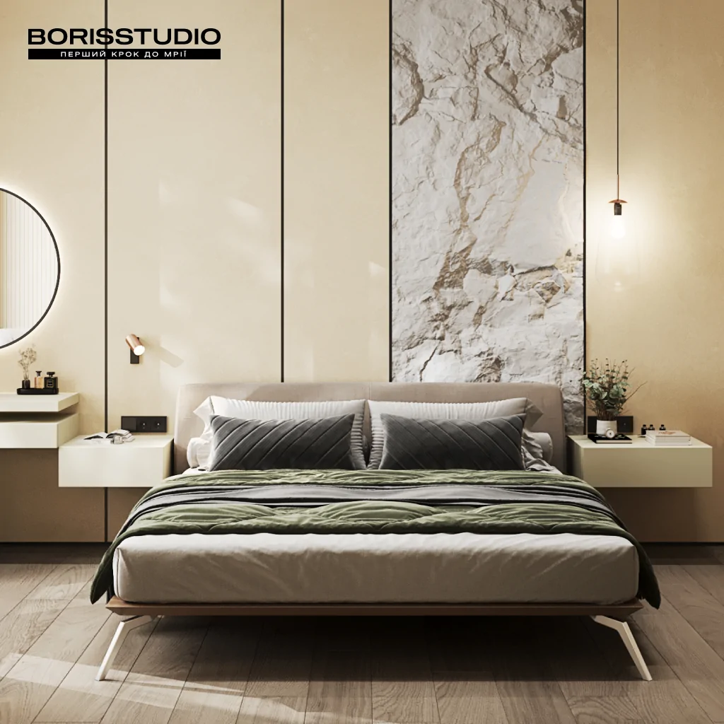 Ремонт спальні у стилі мінімалізм