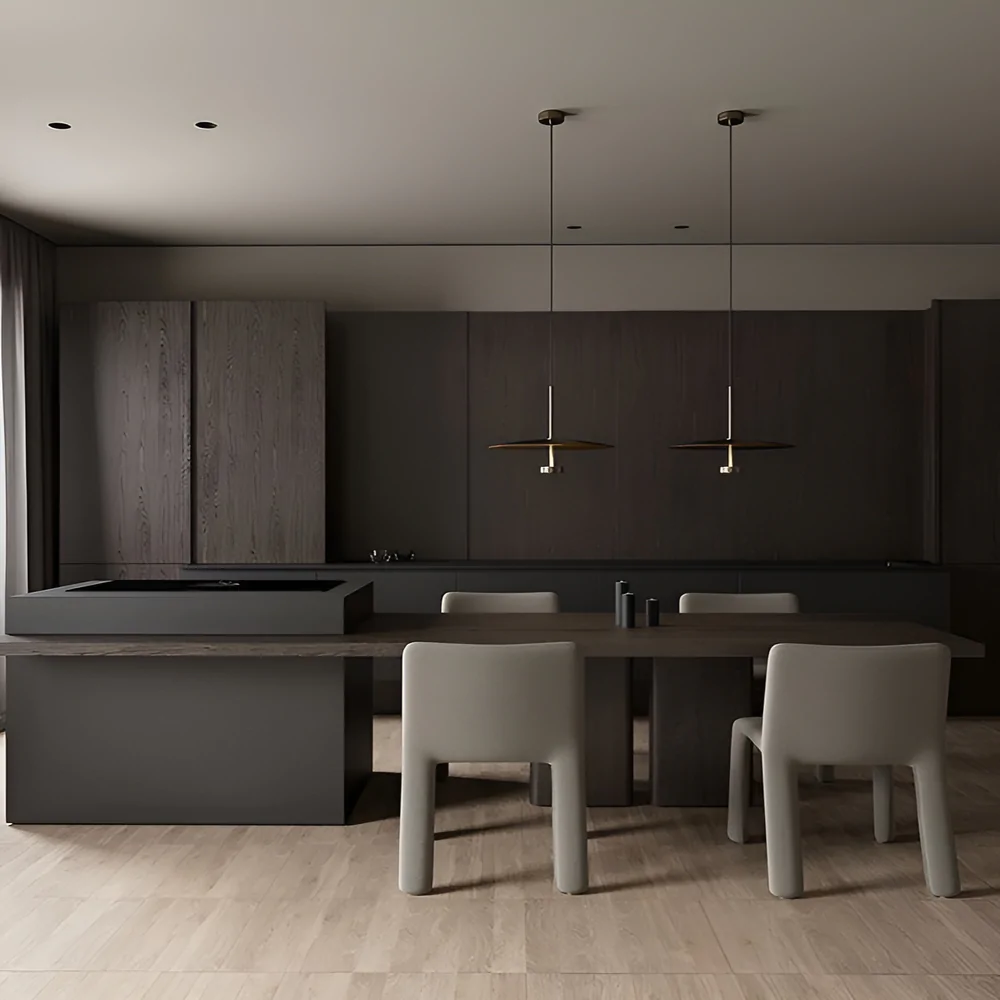 з якими кольорами поєднувати венге в дизайні кухні