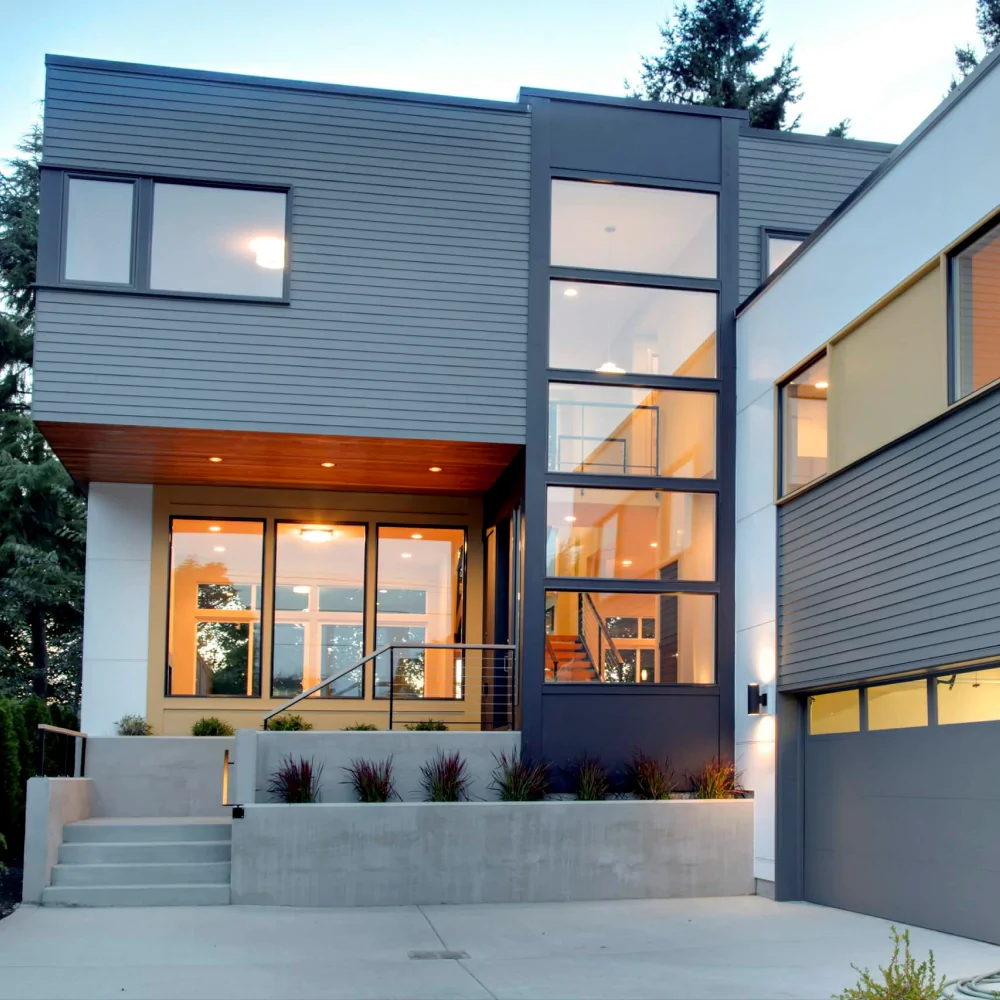 Сайдинг цегла в екстер'єрі будинку