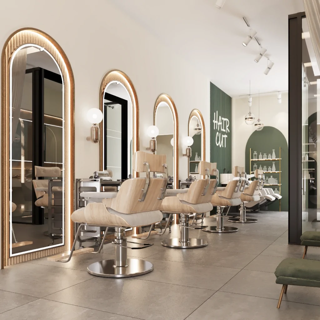 Дизайн-проект інтер'єру салону краси у скандинавському стилі