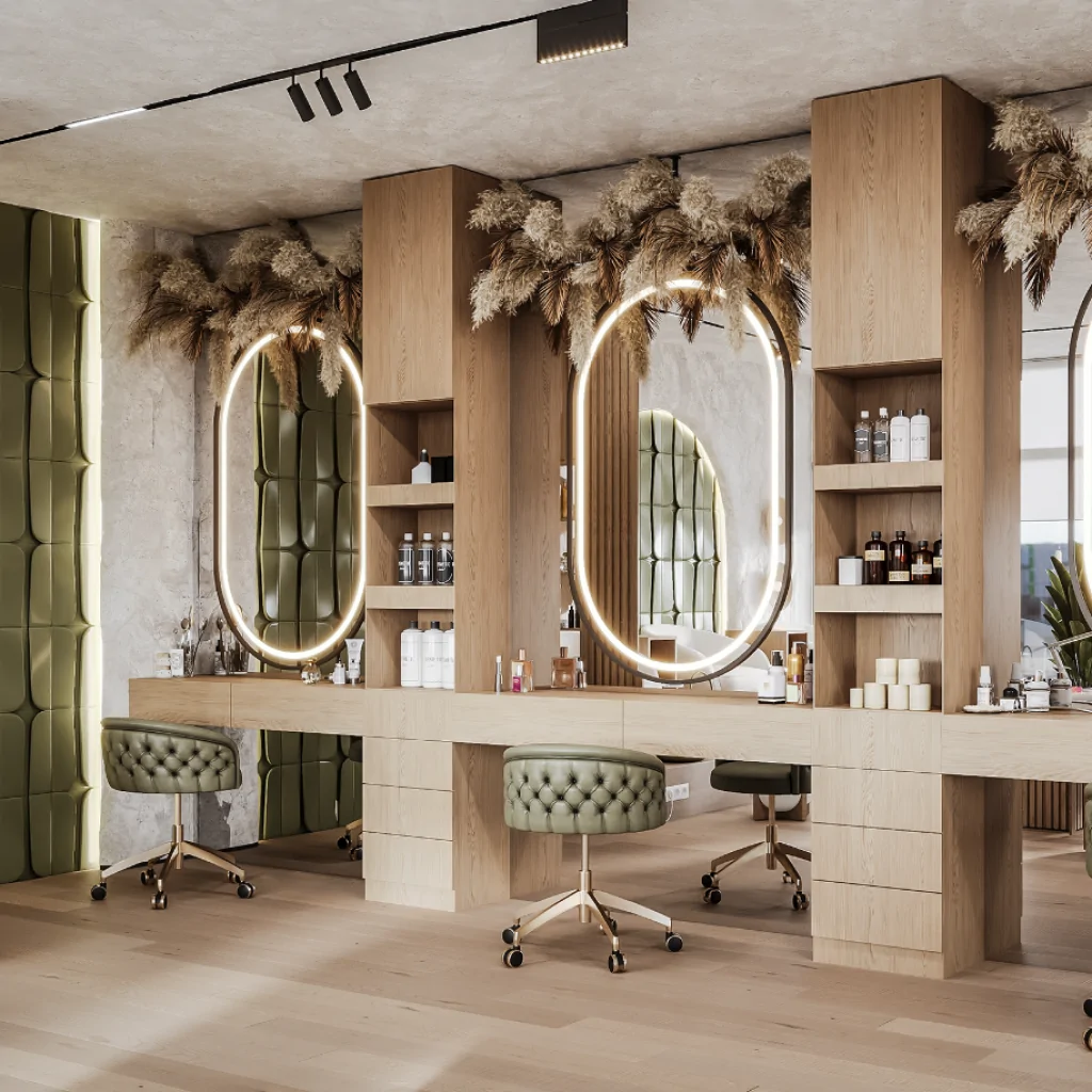 Дизайн-проект салону краси у скандинавському стилі