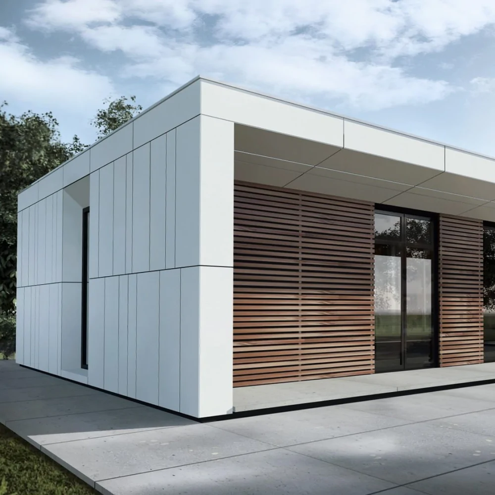 Сендвіч-панелі в екстер'єрі будинку