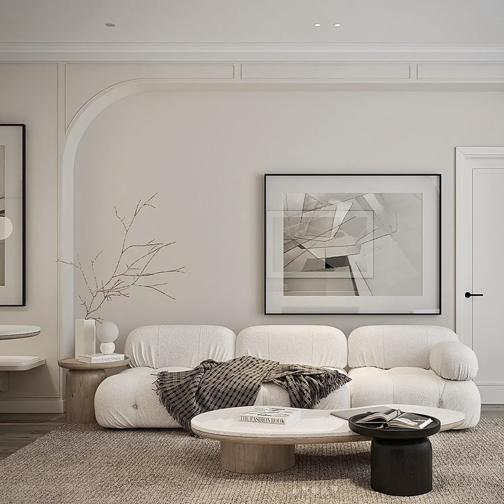 Дизайн-проект вітальні у скандинавському стилі