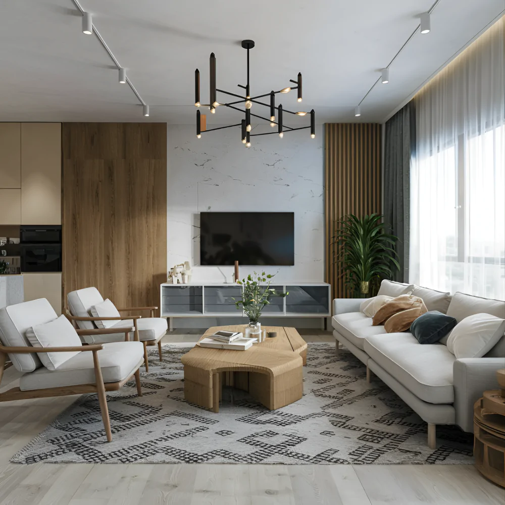 Дизайн интерьера виллы в скандинавском стиле