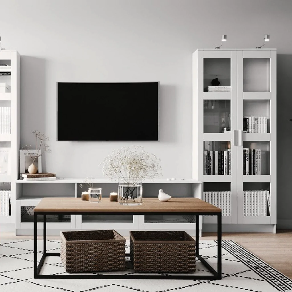 Мебель в скандинавском интерьере квартиры