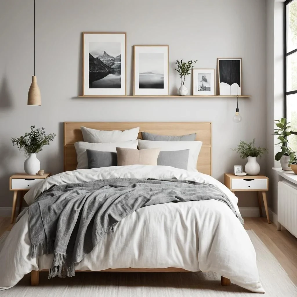 Дизайн интерьера спальни в скандинавском стиле