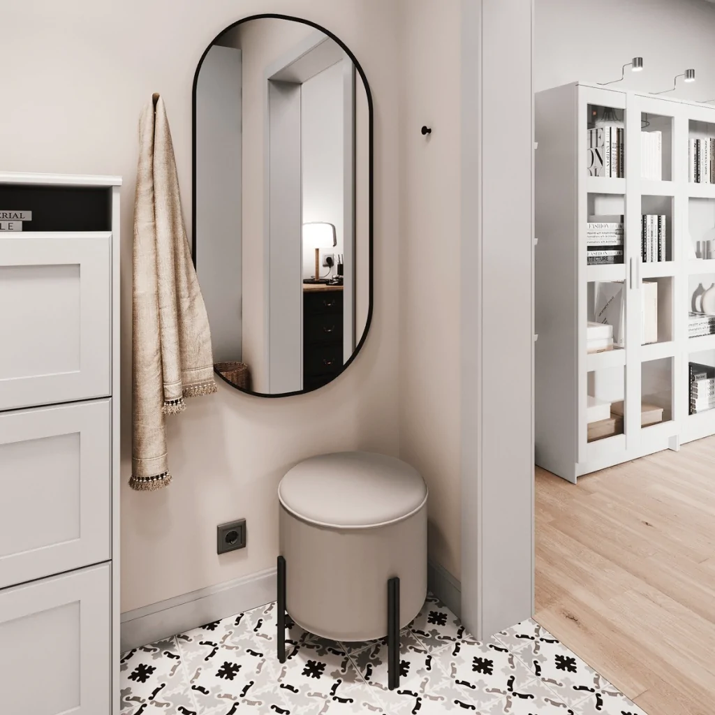 Дизайн-проект прихожей в скандинавском стиле