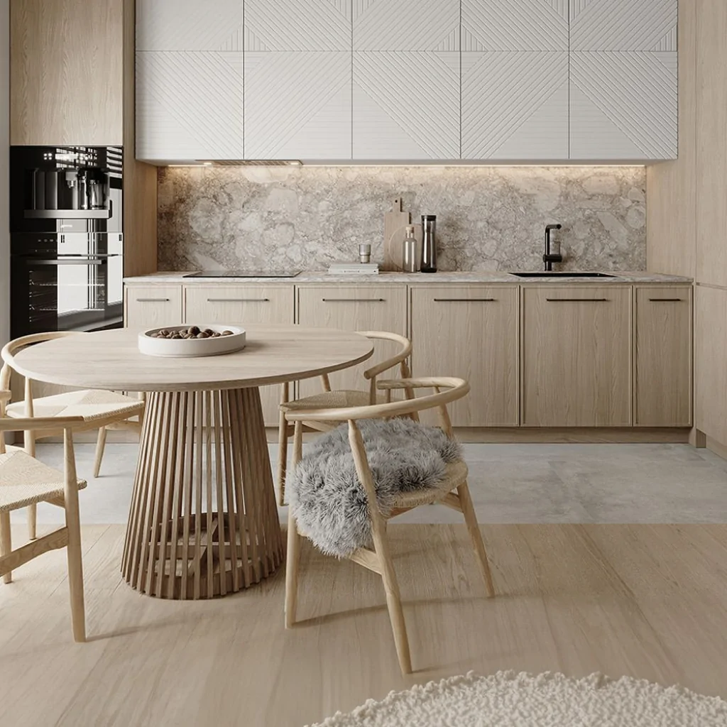 Дизайн-проект кухни в скандинавском стиле