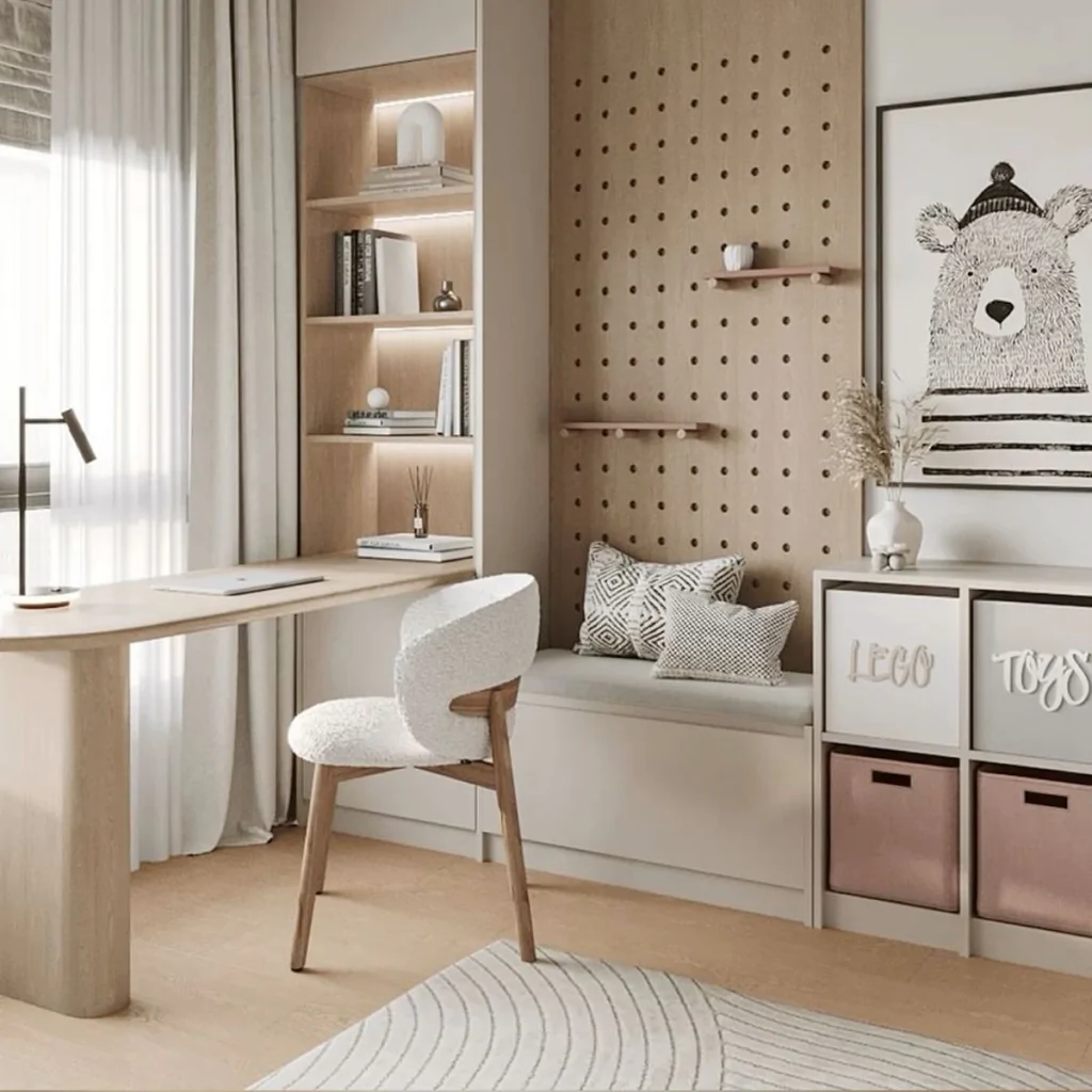 Дизайн детской комнаты в скандинавском стиле