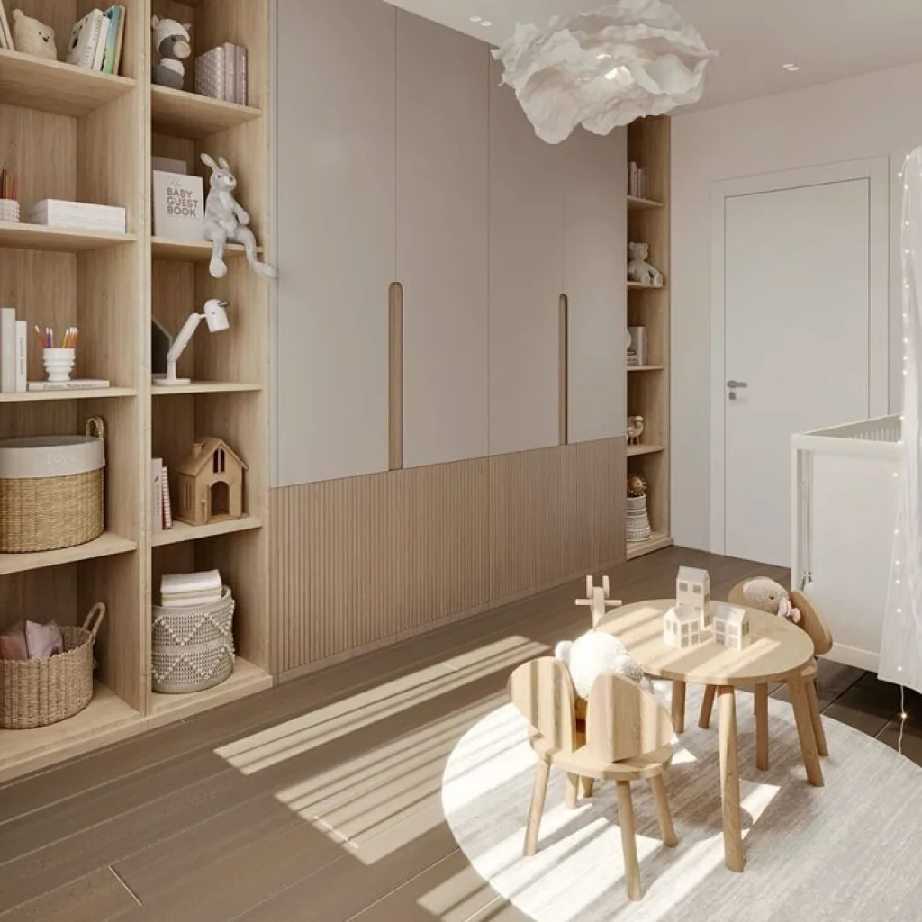 Дизайн интерьера детской комнаты в скандинавском стиле