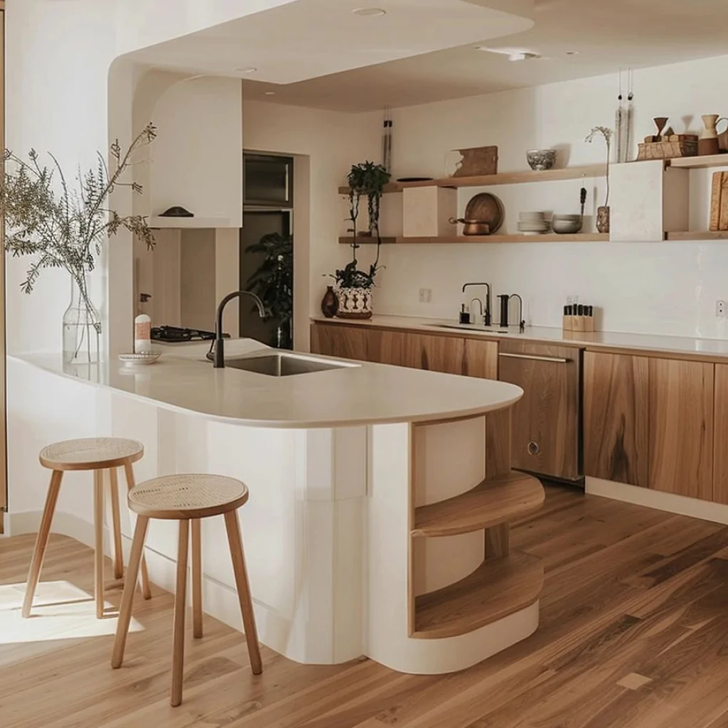 Дизайн интерьера кухни в скандинавском стиле от BORISSTUDIO