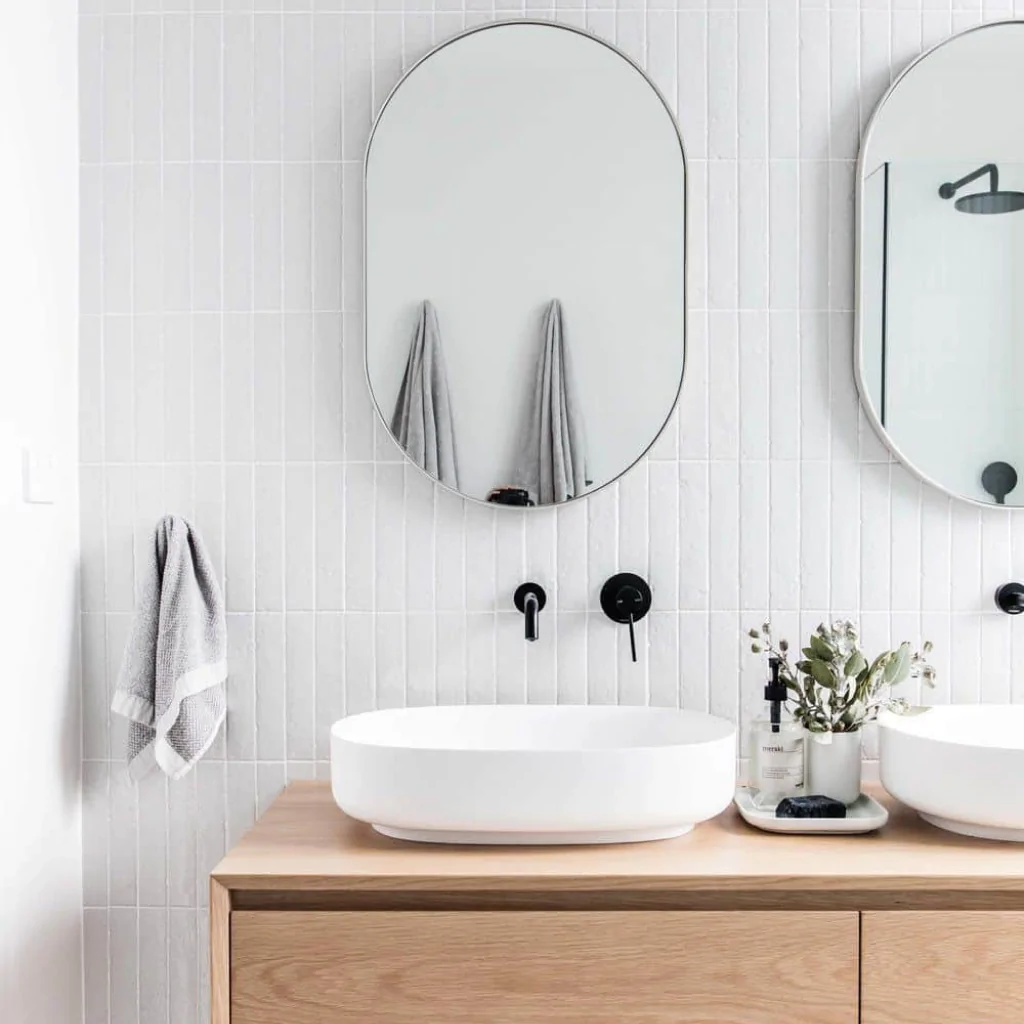 Дизайн ванной комнаты в скандинавском стиле от BORISSTUDIO