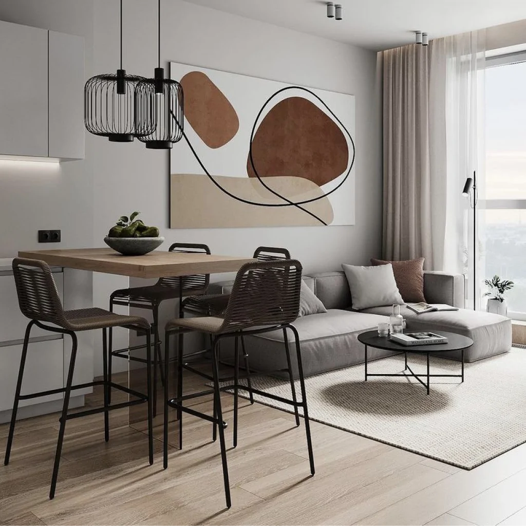 Дизайн-проект квартиры в скандинавском стиле от BORISSTUDIO