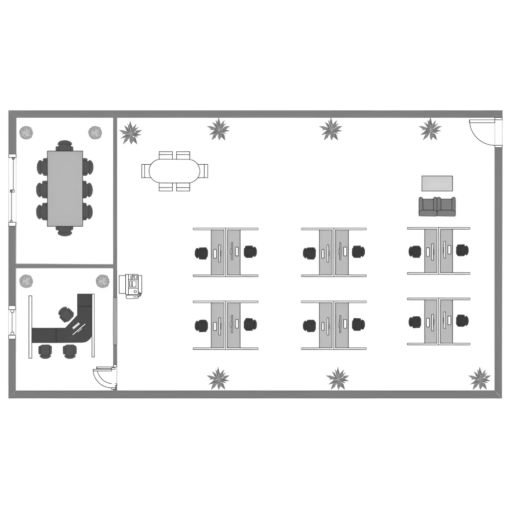 Змішане планування офісу
