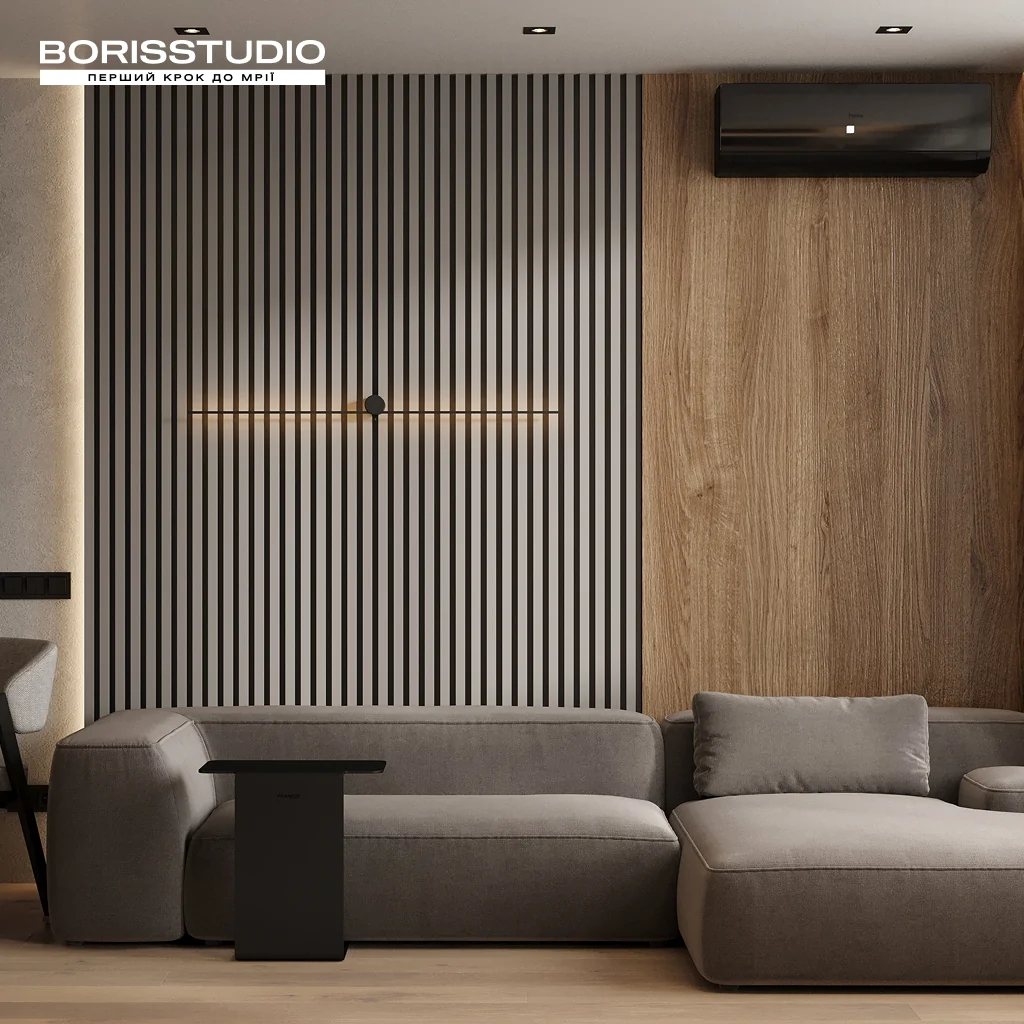 Дизайн інтер'єру вітальні в сучасному стилі