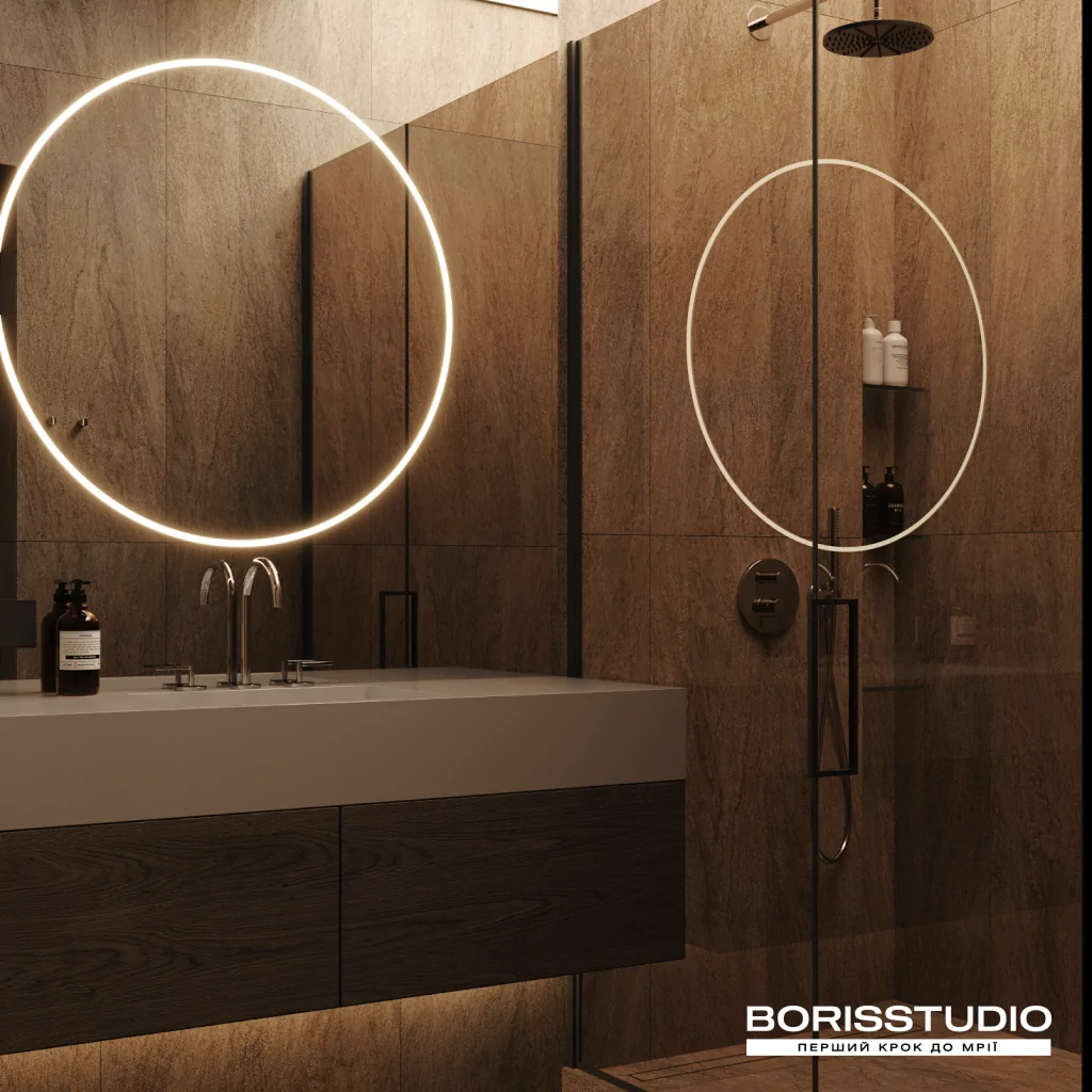 Сучасний стиль в інтер'єрі ванної кімнати