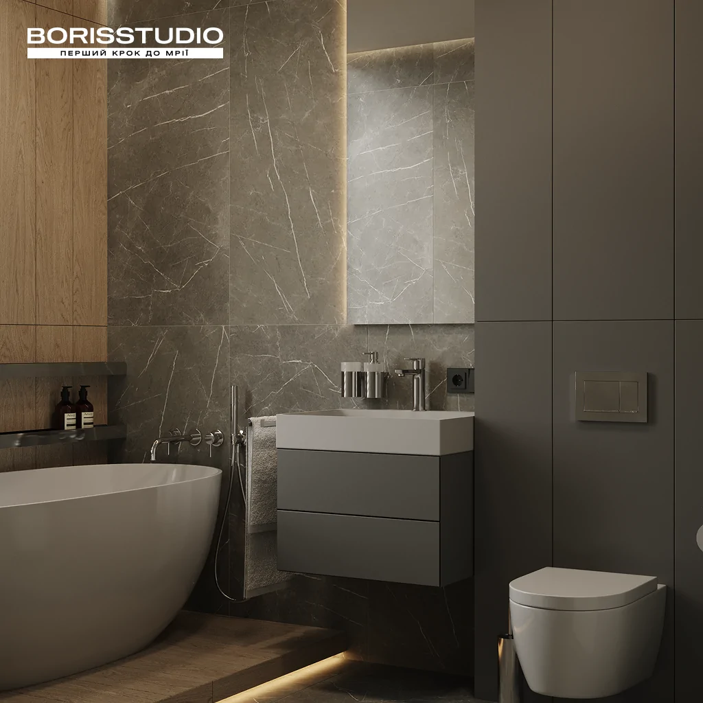 Дизайн ванної кімнати в сучасному стилі