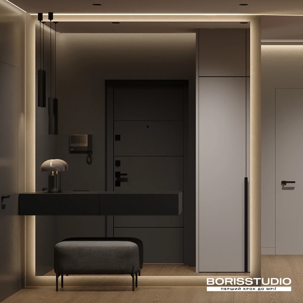 Дизайн-проект передпокою в сучасному стилі