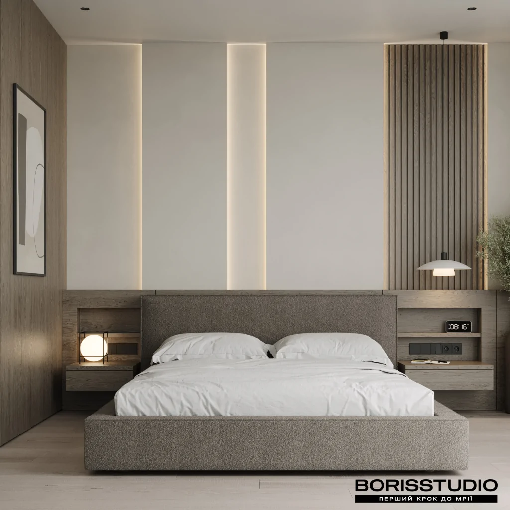 Сучасний стиль в інтер'єрі спальні
