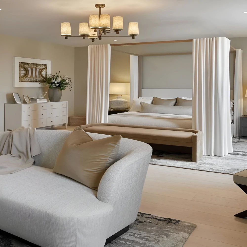 Дизайн-проект спальні в англійському стилі