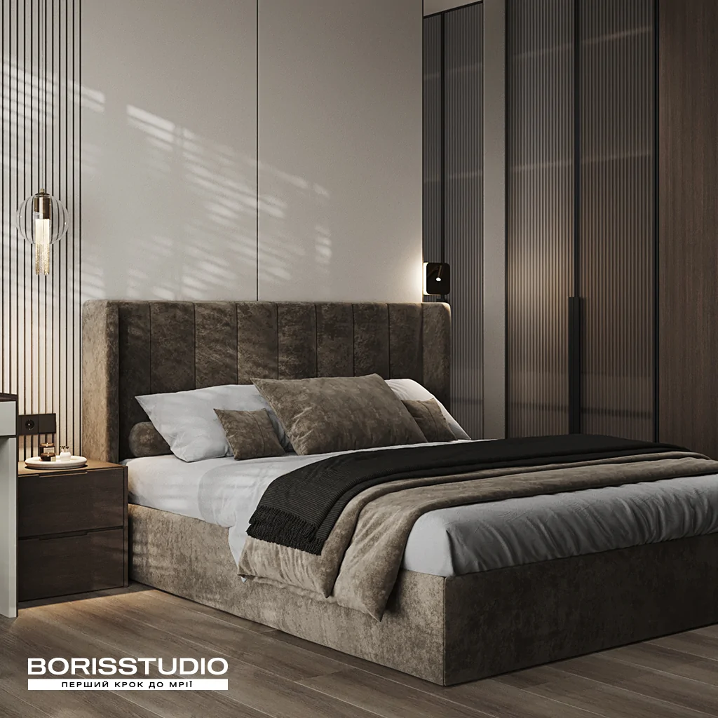 Дизайн-проект маленької спальні у сучасному стилі