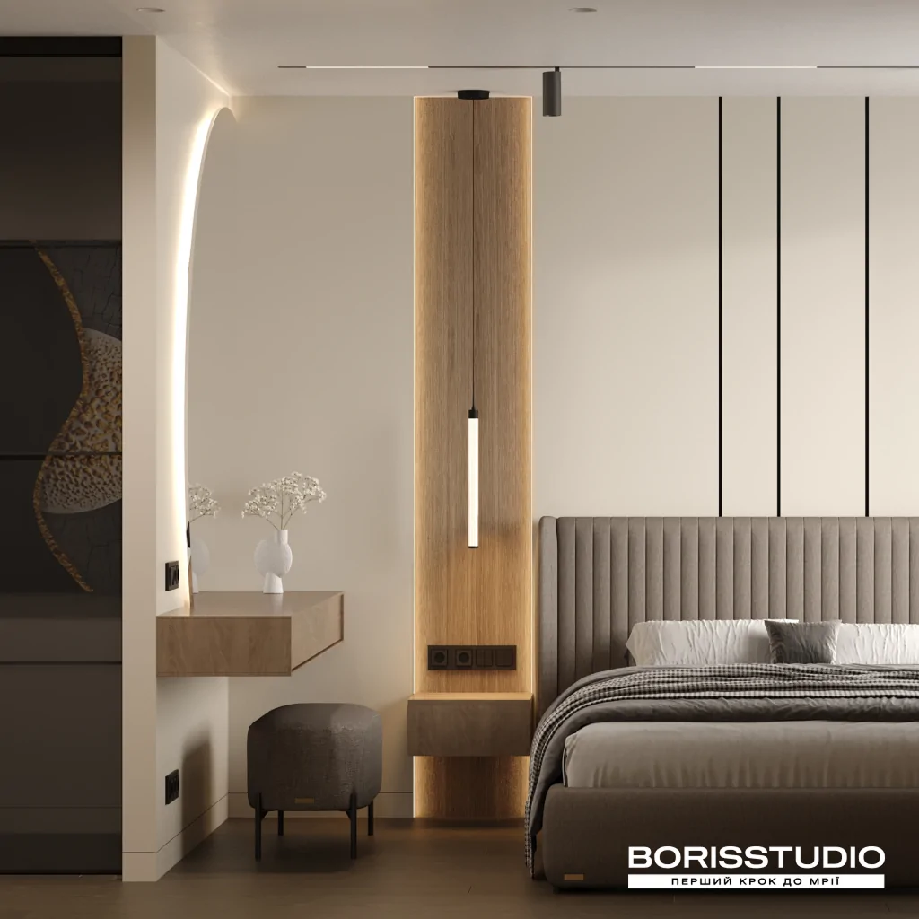 Спальня в сучасному дизайні інтер'єру