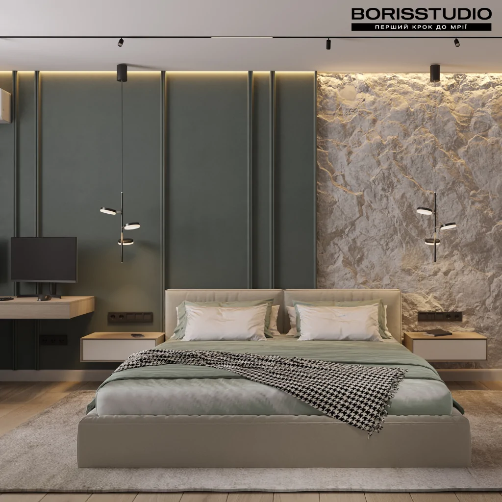 Дизайн інтер'єру спальні у сучасному стилі